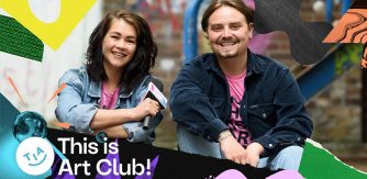 This Is Art Club! presenters Holly Pereira and Shane Keeling