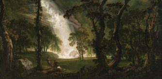 George Barret (1728/32-1784), View of Powerscourt Waterfall, c.1760