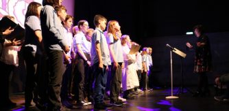 The Dream of the Knockabock' was performed at The Dock in early June, 2022 by the Scoil Mhuire Choir and the Millennium Choir.