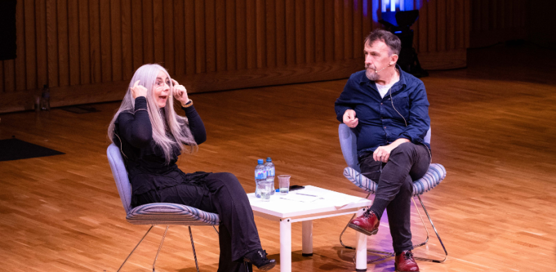 Dame Evelyn Glennie in conversation with Mark O'Brien at TU Dublin Conservatoire of Music and Dance Concert Hall 