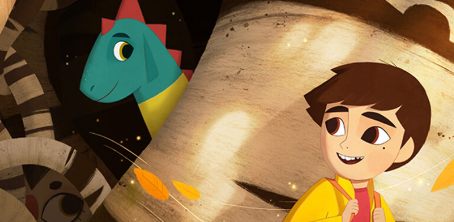 Still from the animated film My Father's Dragon by Cartoon Saloon