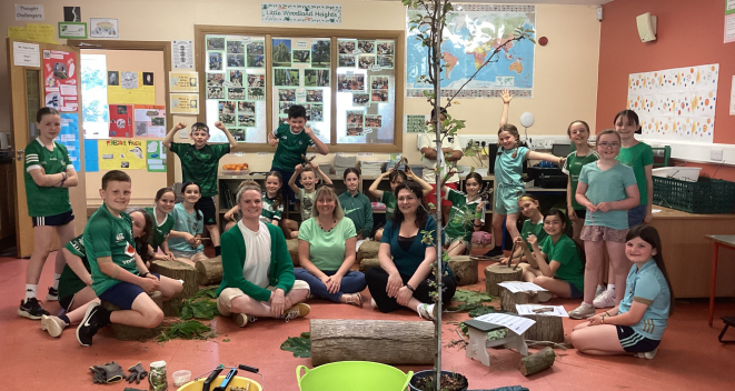 Students and Creative Practitioners from Little Woodland Heights with Scoil Mhuire Eimhin