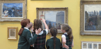 School children on a tour at The Model, Sligo