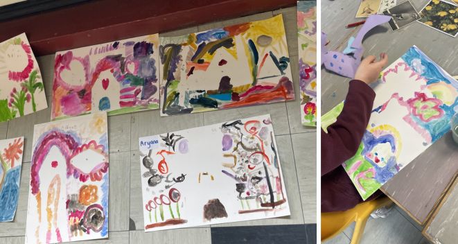 Colourful drawings