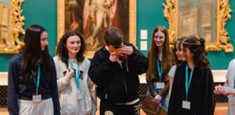 Transition Year Students. Image Courtesy of The National Gallery of Ireland