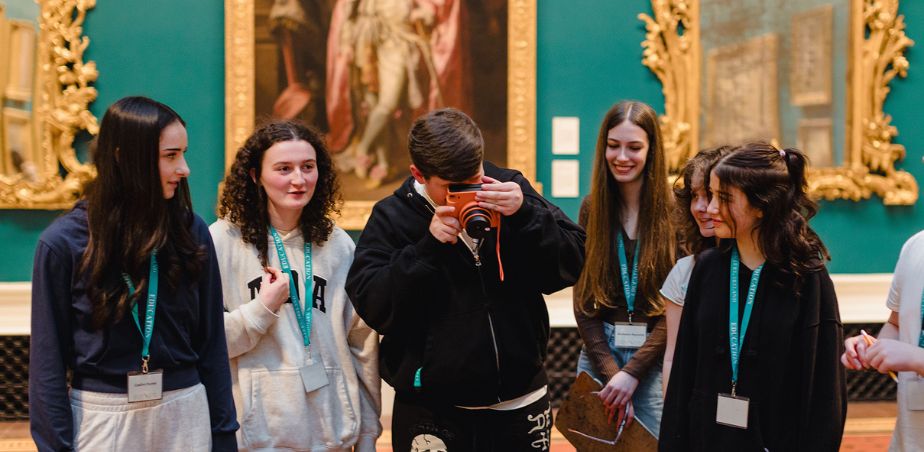 Transition Year Students. Image Courtesy of The National Gallery of Ireland