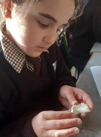 Contemplating a sweet mould from Limerick Museum