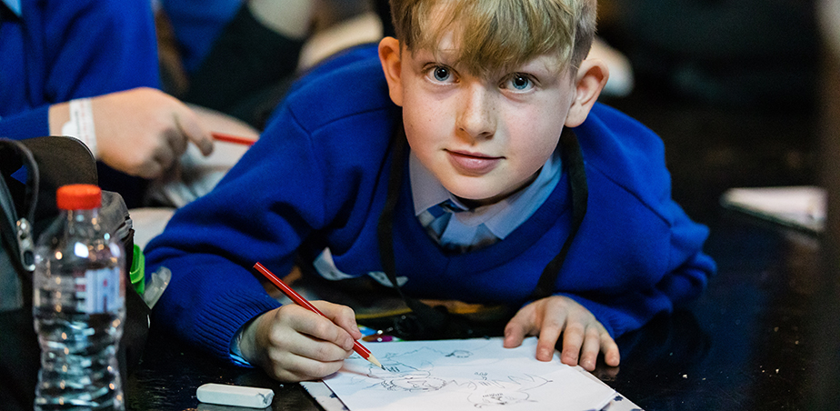 Image: National Celebration, 2019. Scoil Mhuire agus Eoin, Triskel Arts Centre, Cork. Photo credit: Liam Kidney.