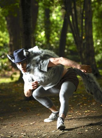 Mateusz Szczerek in CoisCéim's THE WOLF AND PETER by David Bolger - Photo by Ros Kavanagh