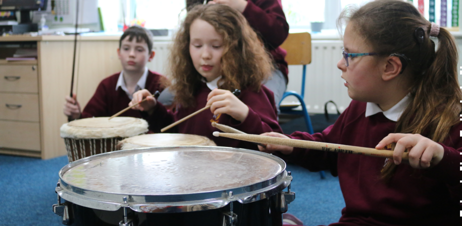 2020 Portal Documentation Award Recipient - Teacher Artist Partnership (TAP) project The Lonely Traveller with teacher Jacintha Mullins and composer Fiona Linnane in collaboration with pupils at the Mid-West School for the Deaf, Limerick.