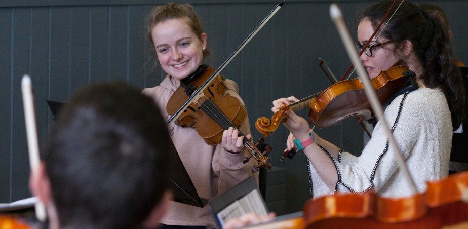 Young musicians pictured at Tuned In! 2019, hosted by Music Generation Sligo as part of the Sligo International Chamber Music Festival. Image: Brian Farrell.