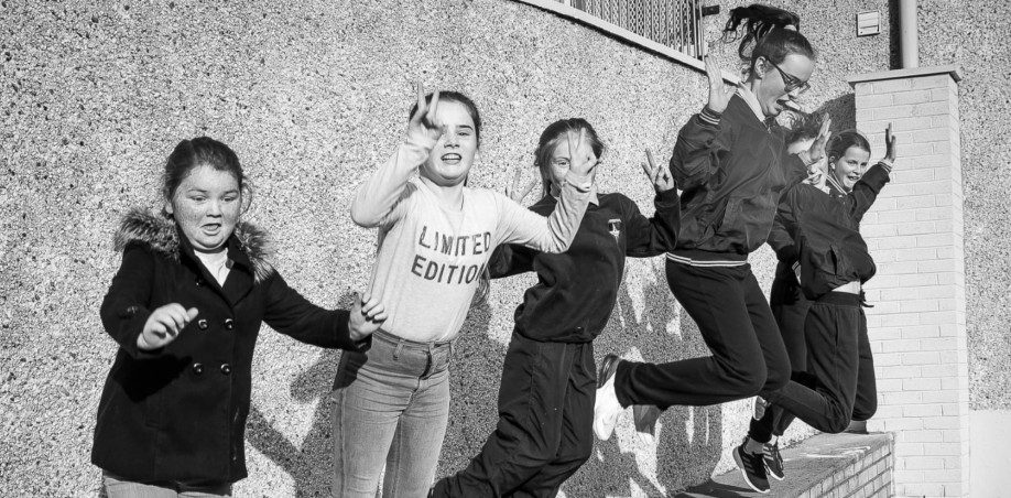 The Wall of Happiness from A Day in the Life of Rathkeale exhibition, Limerick and Clare Local Creative Youth Partnership